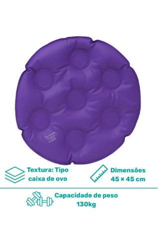 ALMOFADA CX OVO GEL REDONDA S/ ORIFICIO- BIOFLORENCE