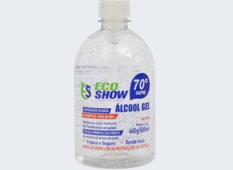 ÁLCOOL GEL 70 % 440G PUMP- ECOSHOW