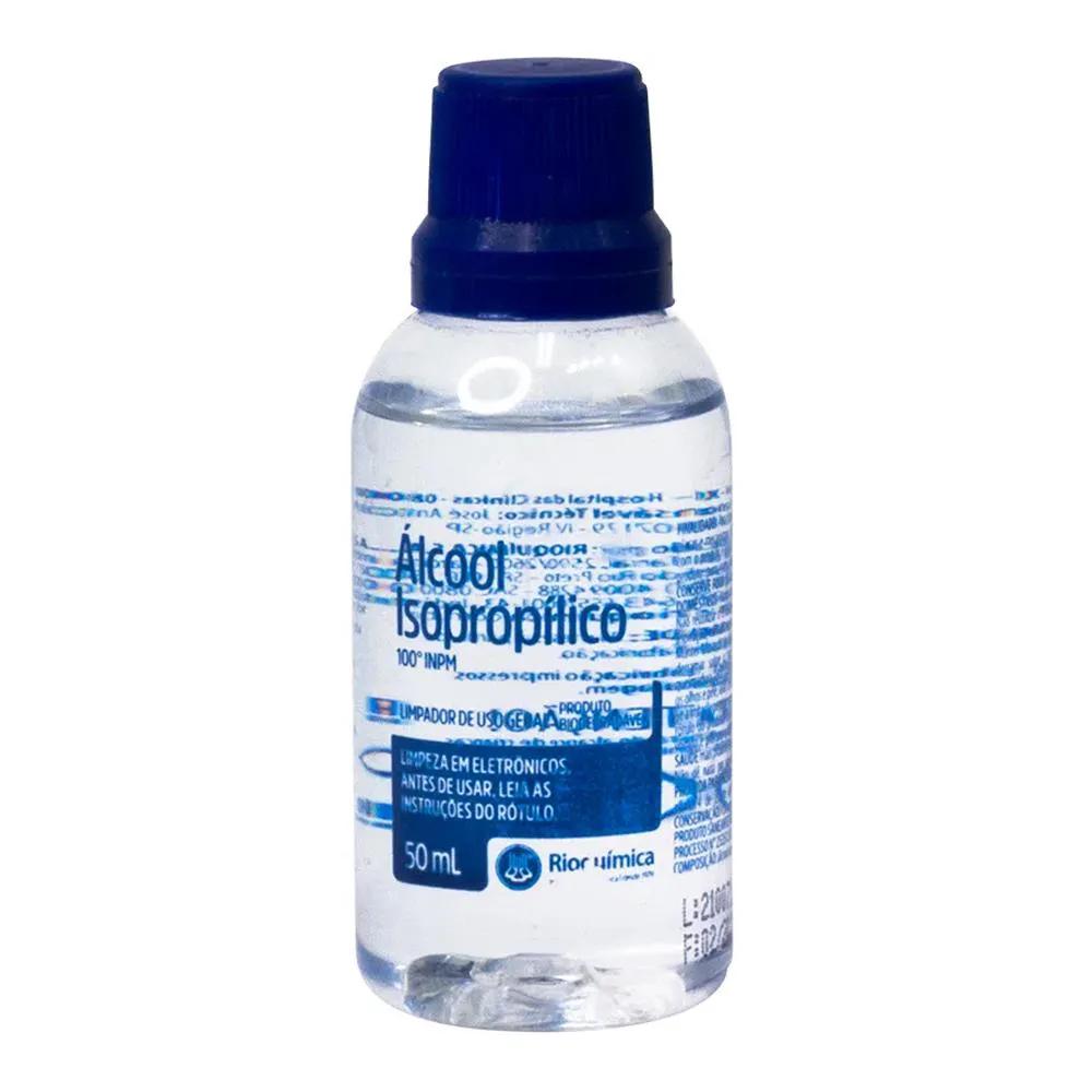 ÁLCOOL ISOPROPILÍCO 50ML - RIOQUIMICA