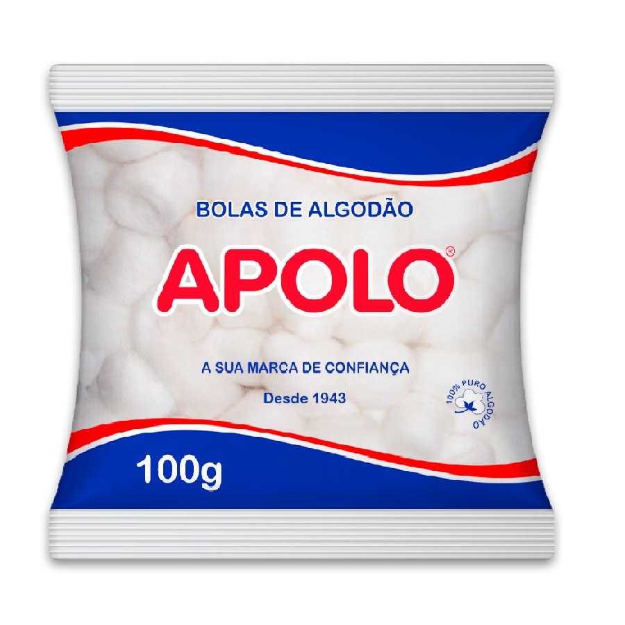 ALGODÃO BOLA 100 GR  - APOLO