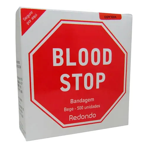BLOOD STOP BEGE REDONDO - AMP