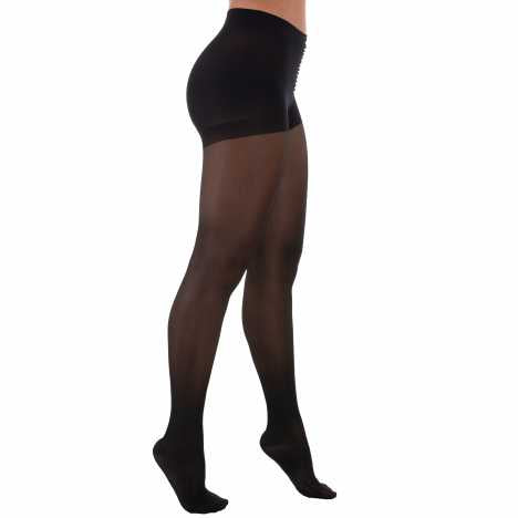 MEIA DE COMPRESSÃO LEGLINE 20-30 MMHG  AGH 7/8 PÉ FECHADO PRETO - VENOSAN