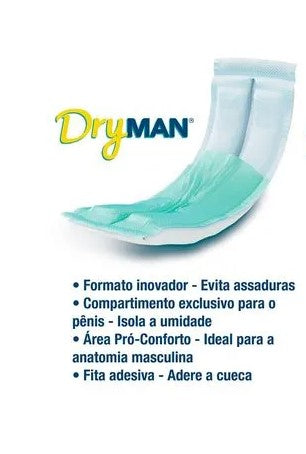 ABSORVENTE MASCULINO C/10UN - DRYMAN