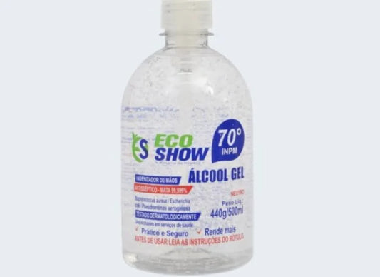 ÁLCOOL GEL 70 %    440G  PUMP- ECOSHOW