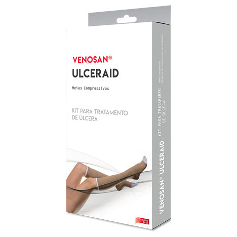 MEIA DE COMPRESSÃO ULCERAID 30-45 MMHGH AD  3/4 - VENOSAN