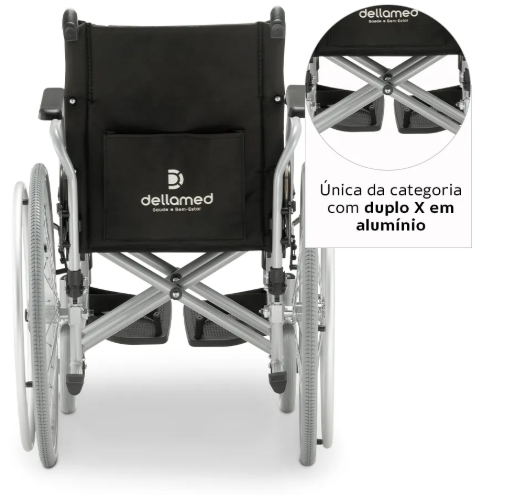 CADEIRA DE RODAS D600 - DELLAMED