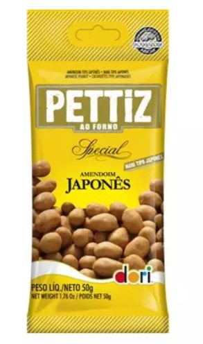 AMENDOIM JAPÔNES 50G - PETTIZ