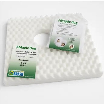 ALMOFADA CX OVO D28  C/ CAPA QUADRADA-MAGIC BAG