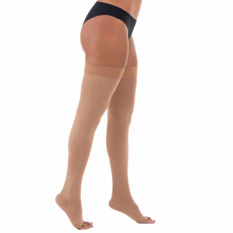 MEIA DE COMPRESSÃO 4000 30-40MMHG AGH  7/8 PÉ ABERTO FECHADO BEGE - VENOSAN