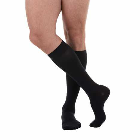 MEIA DE COMPRESSÃO 4000 20-30 MMHG AD 3/4 PÉ FECHADO PRETO - VENOSAN