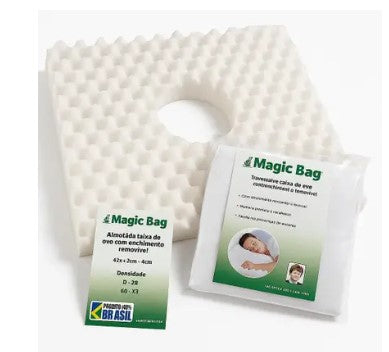 ALMOFADA CX OVO D28  C/ CAPA QUADRADA-MAGIC BAG
