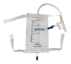 COLETOR DE ÚRINA SISTEMA  FECHADO DE  PERNA 750ML - ADVANTIVE